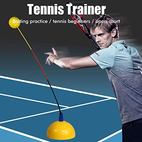 ZIXIXI Tennis Trainer Rebound Ball Tennis Trainer Set,Zelfstudie Praktijk Training Tool Training Gear voor Volwassen… - Image 8