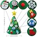KEEHOM Set Árbol de Navidad de Fieltro y Pegatinas para Ventana, DIY...