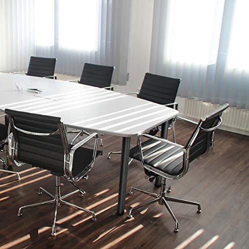 28-inch Adjustable Metal Table Legs, Suitable for Office Desks, Dining Tables & Chairs, Furniture, or 4-Piece Sets (28in, Black)