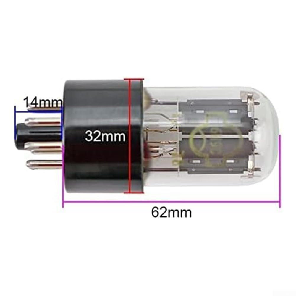 6H9C Dual Vacuum Tube Set for Hi-Fi Builds Replaces 6SL7 and 6N9P in Preamp and Driver Stage Circuits