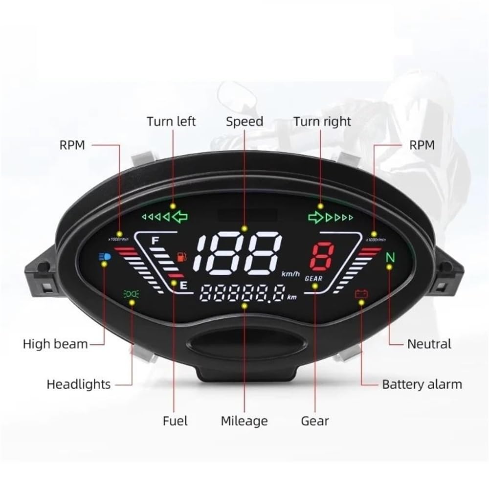 Moto digitale tachimetro Per WAVE 125 Per Wave 125S Per L'innovazione