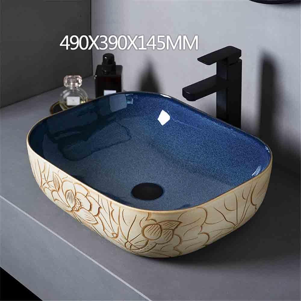Lavabo da appoggio Lavabo da Appoggio Patio Bagno in Ceramica