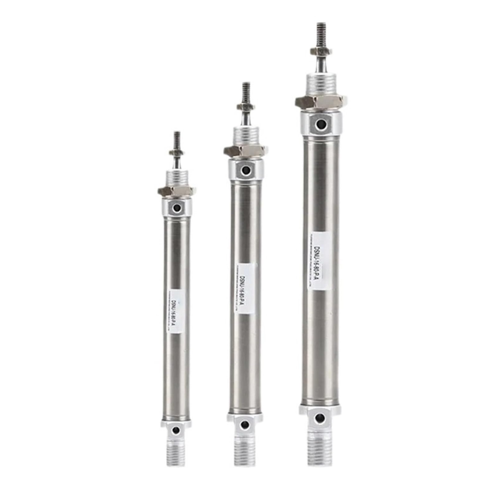 Mini cylindres ronds en acier inoxydable DSN16-260-P à longue course