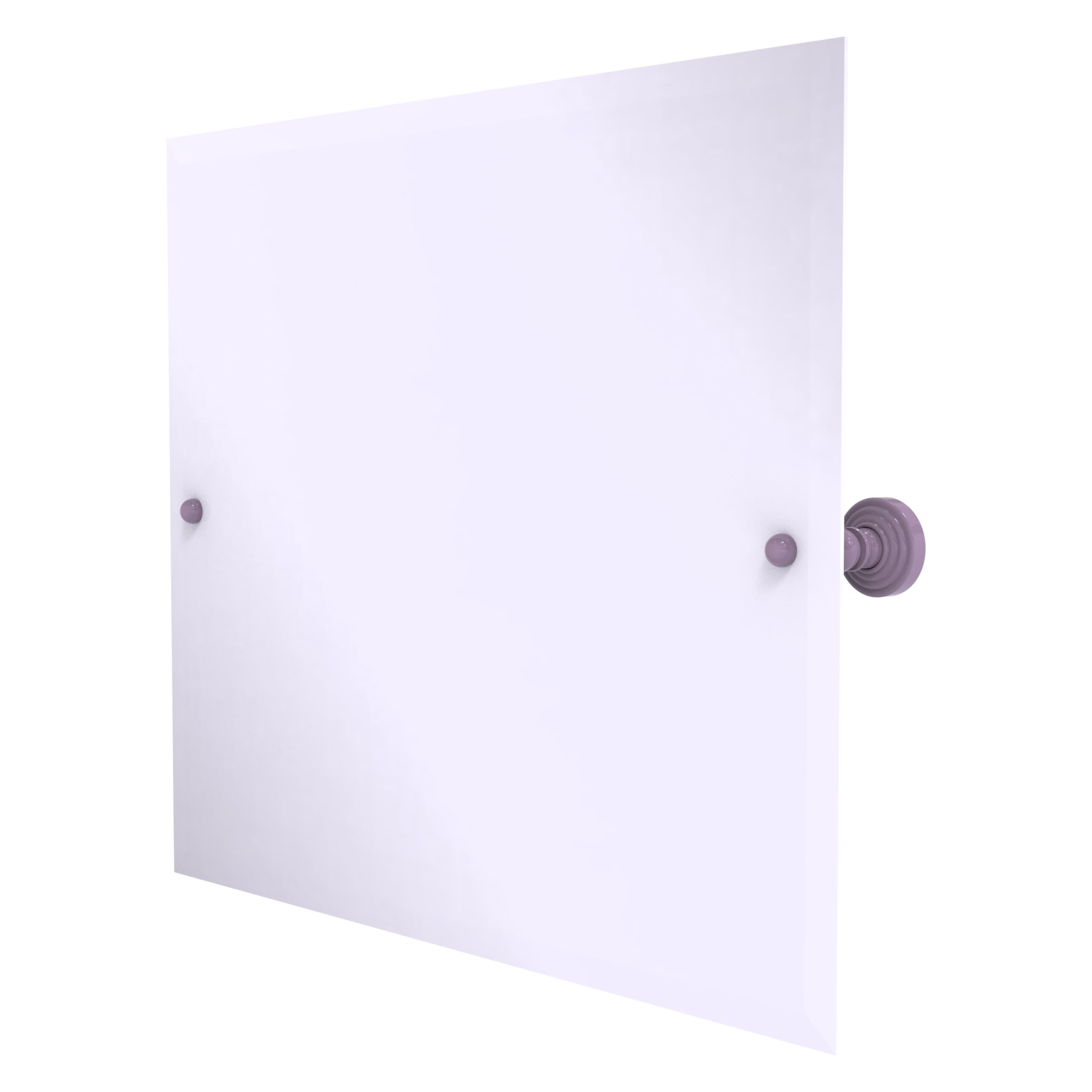 Allied BrassWP-93-LVN Frameless Landscape Rectangular Tilt Mirror with Beveled Edge, Lavender