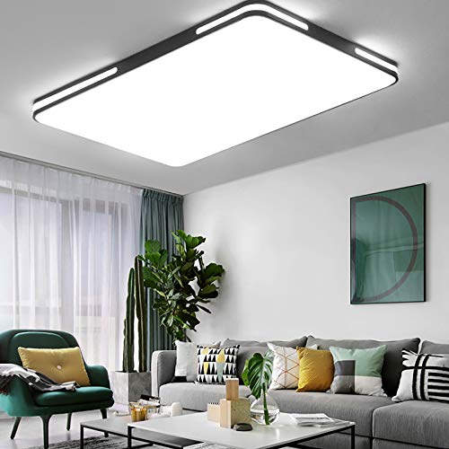 Plafonnier LED carré sans scintillement à 3 couleurs réglables - 3