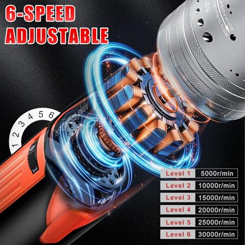 Elektrodenschleifer für WIG Schweißen, 6 Größen, 8 Winkel, WIG-Schweißrotationswerkzeug mit flachem Schleifblock Abtrennschlitz, 10 scheiben, 3 CNC-Dorne