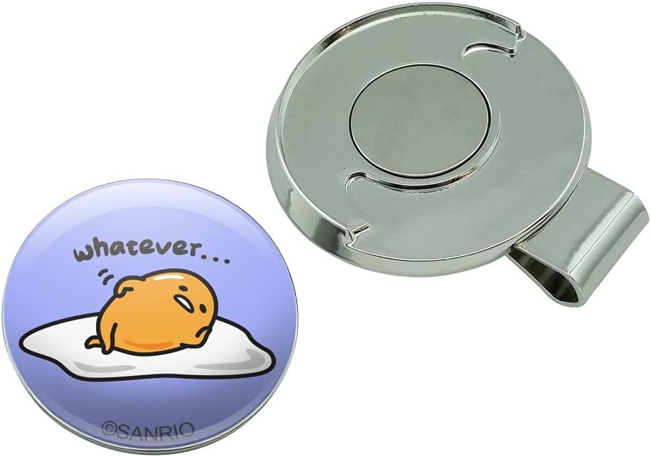 review GRAPHICS & MORE Gudetama Whatever Golf Hat Clip with Magnetic Ball Marker