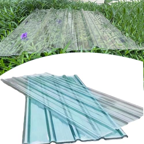 ZIUSFAC Klare Polycarbonat-Dachplatten, 5 Stück