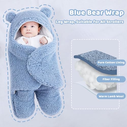 Image of Danolt Baby Swaddle Blanket 0-6 Months, Baby Essentials, Baby Girl Boy Newborn Essentials