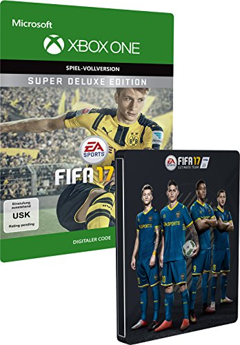  FIFA 17 Super Deluxe mit Steelbook [Xbox One – Download Code] - [Edizione: Germania]