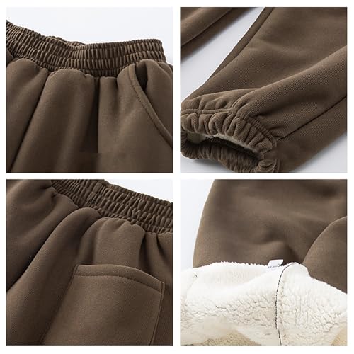 Boys Wide Leg Sweatpants Baggy Casual Long Pants Loose Elastic Waist Sports Running Joggers Trousers with Pocket3