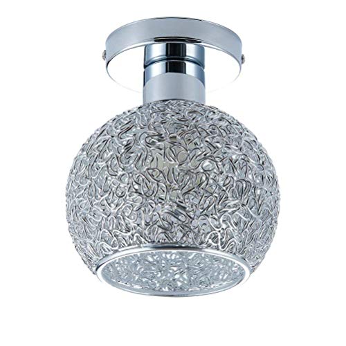 Goeco Mini Modern Chandeliers Creative Aluminum Ceiling Light for Girls Room,Bedroom,Hallway and Closet (Height 7.87")