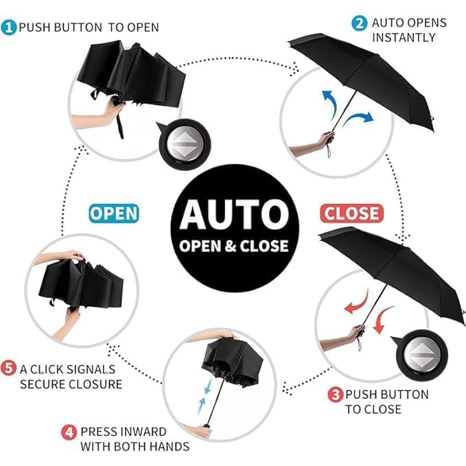 Image of BAODINI Travel Mini Umbrella for Purse with Case-Small Compact UV Umbrella Protection Sun-Lightweight Tiny Pocket Umbrella with Case for Women, Girls