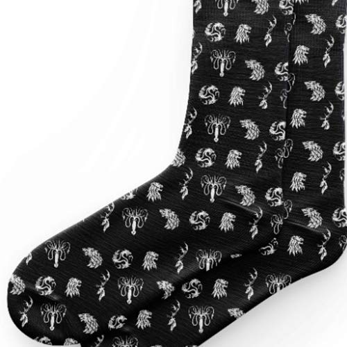 Game of Thrones Socks Black House Logo Socks Handmade