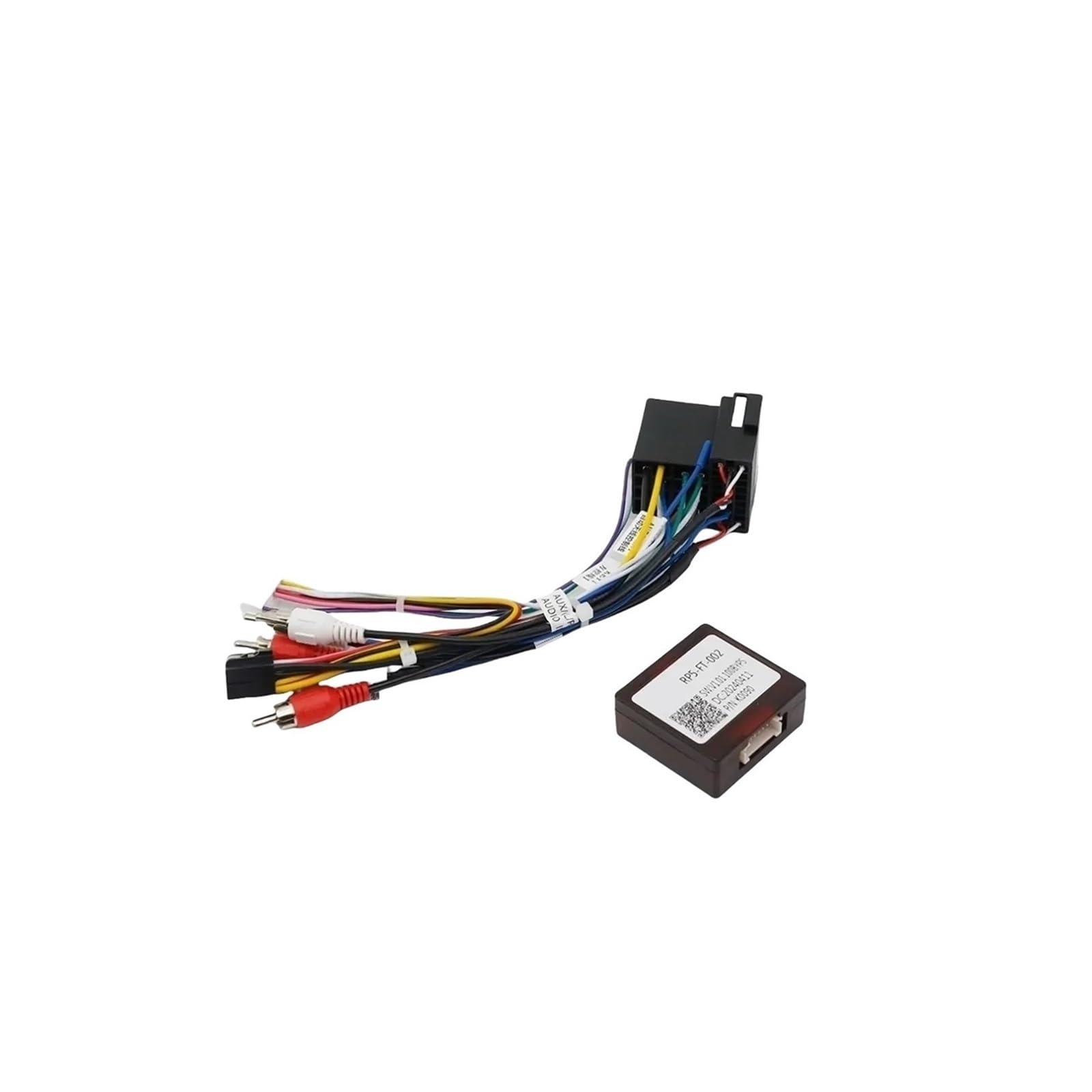 Auto 12pin Kabelbaum Adapter Canbus Box Decoder Android Radio Power Kabel Kompatibel für Fiat Bravo RP5-FT-002(Only Cable)