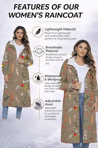 Image of Womens Waterproof Raincoat