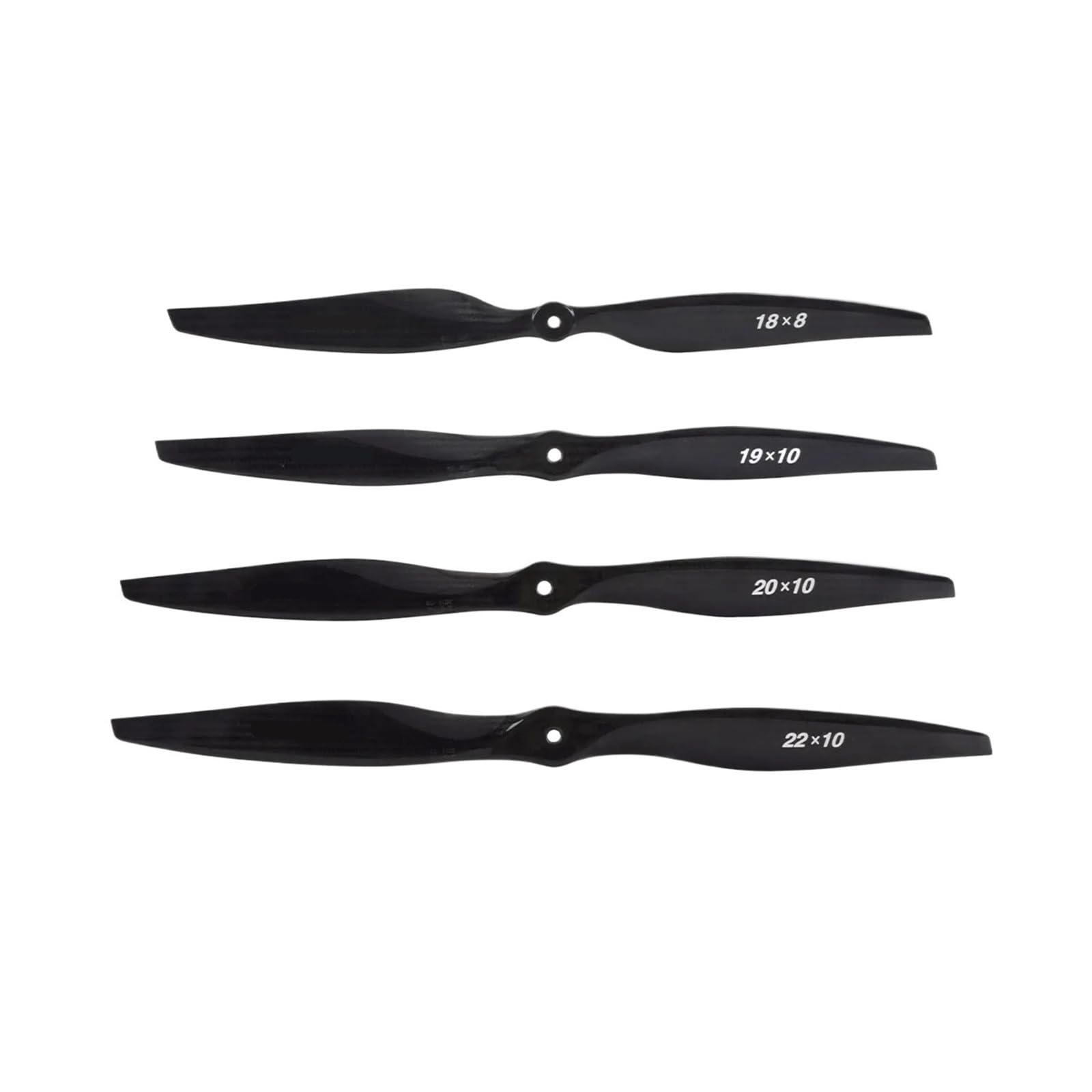 1 Uds hélice de Fibra Carbono Madera, Compatible con avión RC, CW, 18x8, 19x10, 20x10, 22x10, 16x08, 17x08(1910E-CF)