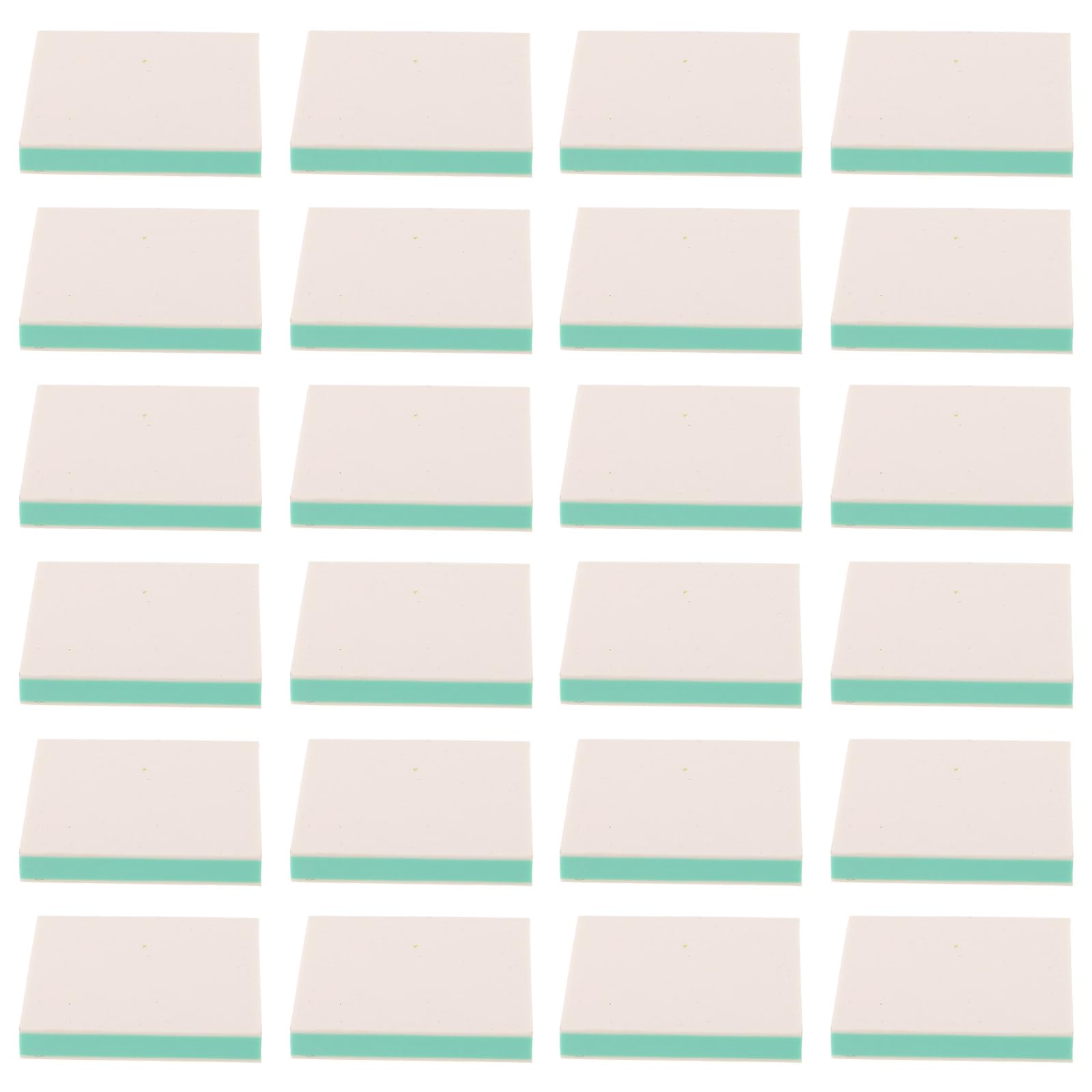 24 Piezas Kit de Linograbado, Bloques de Linóleo Blanco y Verde para Manualidades Diy, Hojas de Tallado Suaves para Sellos y Grabado, Suministros para Impresión y Scrapbooking