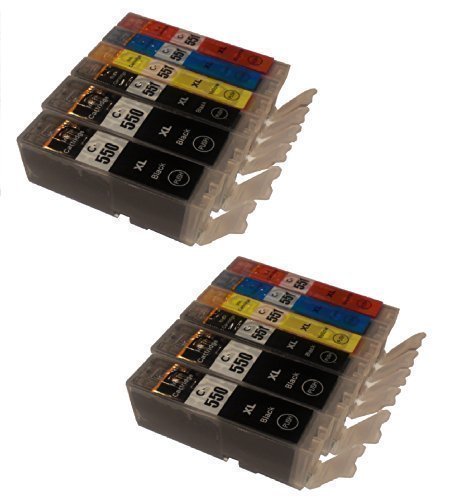 12 Inchiostro Stampante con Chip per Canon Libera