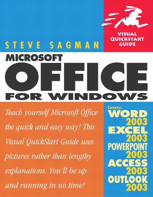 Microsoft Office 2003 for Windows: Visual QuickStart Guide (Visual Quickstart Guides)