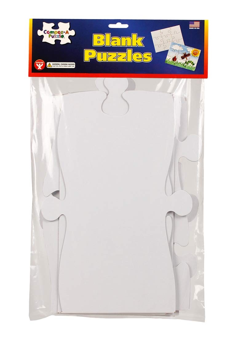HYGLOSS 10-Pack Blank Jigsaw Puzzles - 20x28 Inch Rectangle Cardboard Puzzles For Custom Art & Crafts - View #5