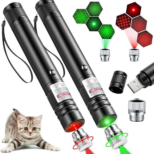 Stylo laser vert rechargeable multifonction, adapté aux écrans LED/LCD, au bureau et aux présentations pédagogiques (Lumière rouge)