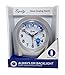 Equity Silver Silent Sweep Analog Alarm Clock