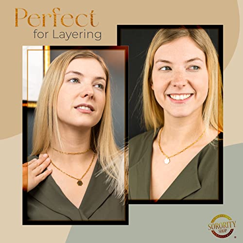 Sorority Shop Texas Tech University Paperclip Necklace - Paperclip Chain Necklace for Women, 18K Gold Paperclip Chain Necklace, Perfect University Gift, Tarnish-Proof4