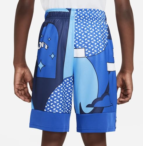 Nike Boys' Dri-FIT Just Do It All-Over Print Shorts 8 in2