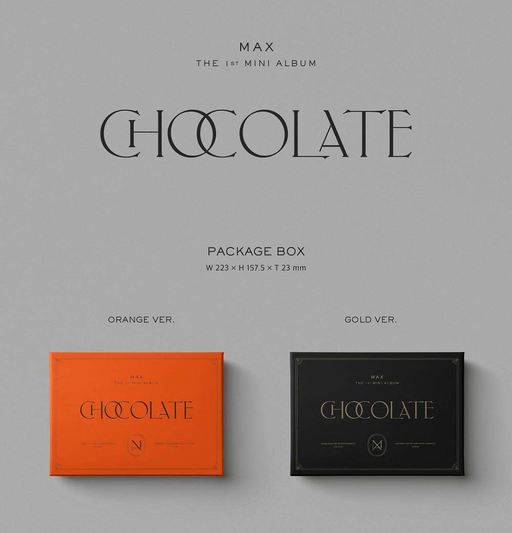 SM Ent MAX CHANGMIN TVXQ - Chocolate (1st Mini Album) Album (Gold ver.)