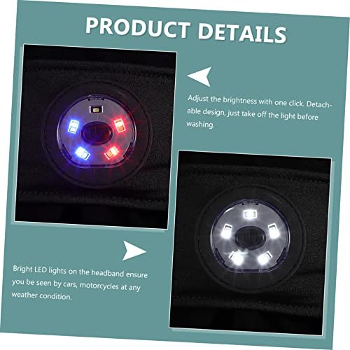 Bandeaux élastiques LED et éponge de course extérieur avec éclairage USB - 6