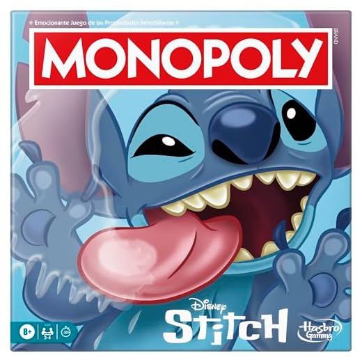 Juego de Mesa Monopoly Edición Disney Stitch - Versión en español
