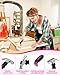 Stalishare Picture Hanging Kit, Magnetic Hammer and Nails and Level Set for Hanging Photo/ Arts, Women Pink Tool 218Pcs Assorted Wall Frame Hanging Kit with Hooks/ Wire/ D Ring/ Sawtooth Hanger 100lbs