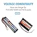 Tenergy RC Battery Charger for 9.6V (8S) NiMH/NiCd Battery Packs, 400mA AC Plug Charger w/Standard Tamiya Connector for RC Hobbies, Not Compatible with Spike The Dinosaur