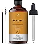 AVD Organics Vitamin E Oil for Skin, Hair & Scars – 35,000 IU (50ML) | 100% Pure Cold-Pressed Tocopherol – Vitamin E Oil for Hair, Face, Body, Nails – 1.7 fl oz