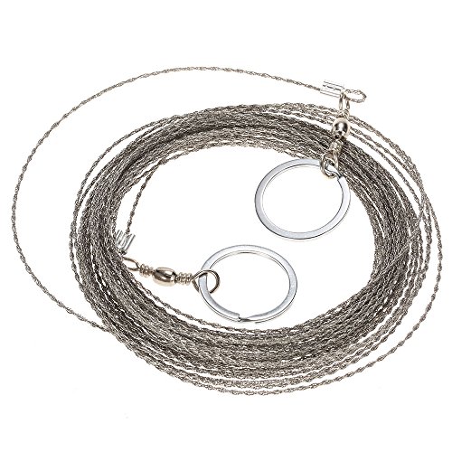 Serra de arame, Romacci Serra de arame, acampamento, caminhada, serra de sobrevivência, kit de ferra