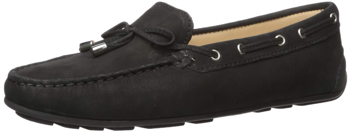 Driver Club USADriver Club USA Women's Leather Made in Brazil Nantucket 2.0 Tiebow Driver Moc Loafer