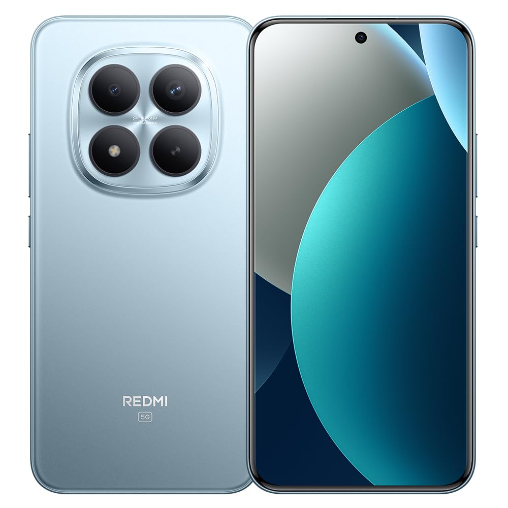 XIAOMI Smartphone Redmi Note 15 Pro+ 5G, NFC, 8+ 256 Go, Bleu, IP68, 6,83", Snapdragon 7s Gen 4, Appareil Photo 200 MP, Charge Rapide 100 W, Batterie 6 500 mAh