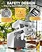 PYY Oil Press Machine Extractor, Cold&Hot Press Automatic Electric Oil Maker for Home Commercial, 650W Seeds Nuts Oil Expeller Press Mill, Stainless Steel Household Oil Maker for Peanuts Sesame