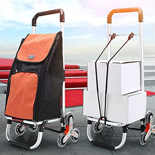 OVAST Einkaufswagen Einkaufswagen Einkaufswagen mit 6 Rädern, tragbarer Anhänger, Einkaufswagen, faltbarer Wagen für… – Bild 6