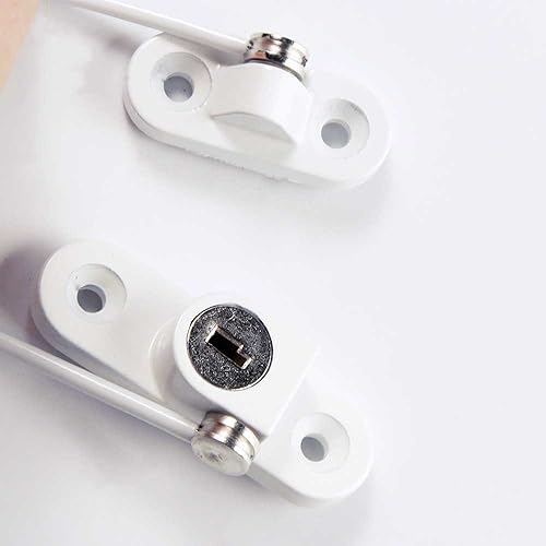 Miniatura 6 de Cerraduras de seguridad para niños, cable de ventana para puerta, ventilador, bloqueo de seguridad para bebés, restrictor de apertura con llave para