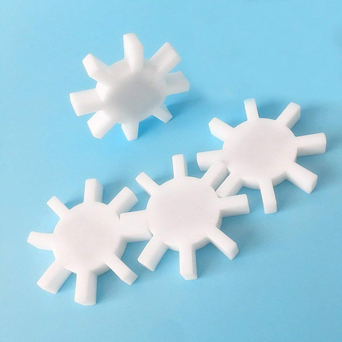 2 Stück Weiße Ptfe Magnetische Rührstäbchen für Labor mit Chemisch Inertem Material und Geringer Reibung für Biologische und Chemische Laboranwendungen
