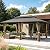GAZEBEST 12x18 ft Hardtop Gazebo Outdoor Aluminum Patio Gazebo Double Roof Galvanized Steel Canopy with Netting and Curtains for Garden, Backyard, Deck and Lawns.
