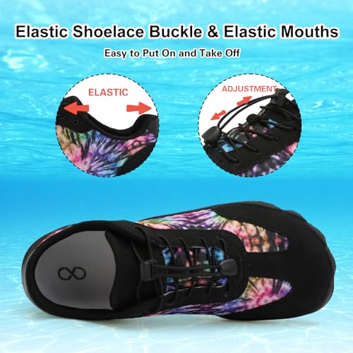 XIHALOOK Water Hiking Shoes for Women Men Barefoot Wide Toe Minimalist Shoes for Beach Swim River Pool Lake Surfing Training4