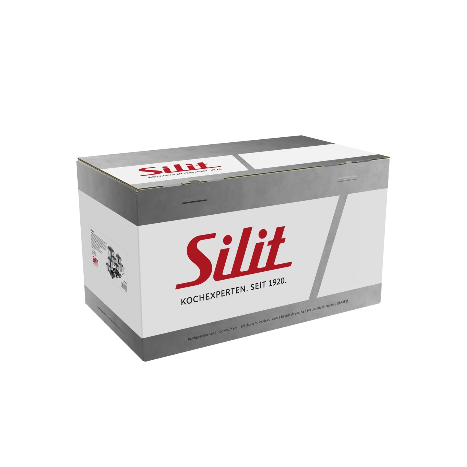 Silit Alicante Zestaw Garnków Indukcyjnych 10 Części Srebrny