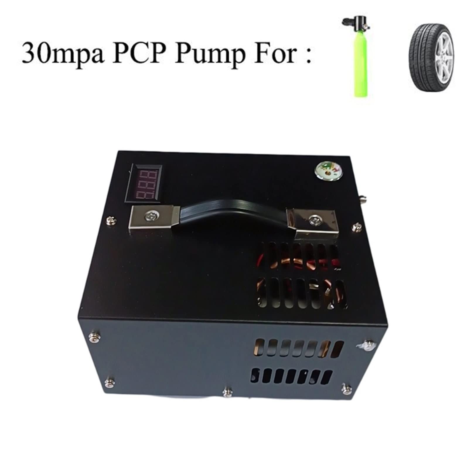 1 2V / 110V / 220V Compressore dell'Aria 220V, PCP Compressore d'Aria PCP, Pompa ad Alta Pressione, PCP Pompa, PCP Compressore YIJIAN (Size : 220V Terminal)