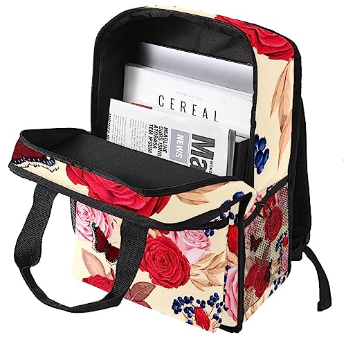 Sac à dos garçons imprimé papillon pour la rentrée scolaire