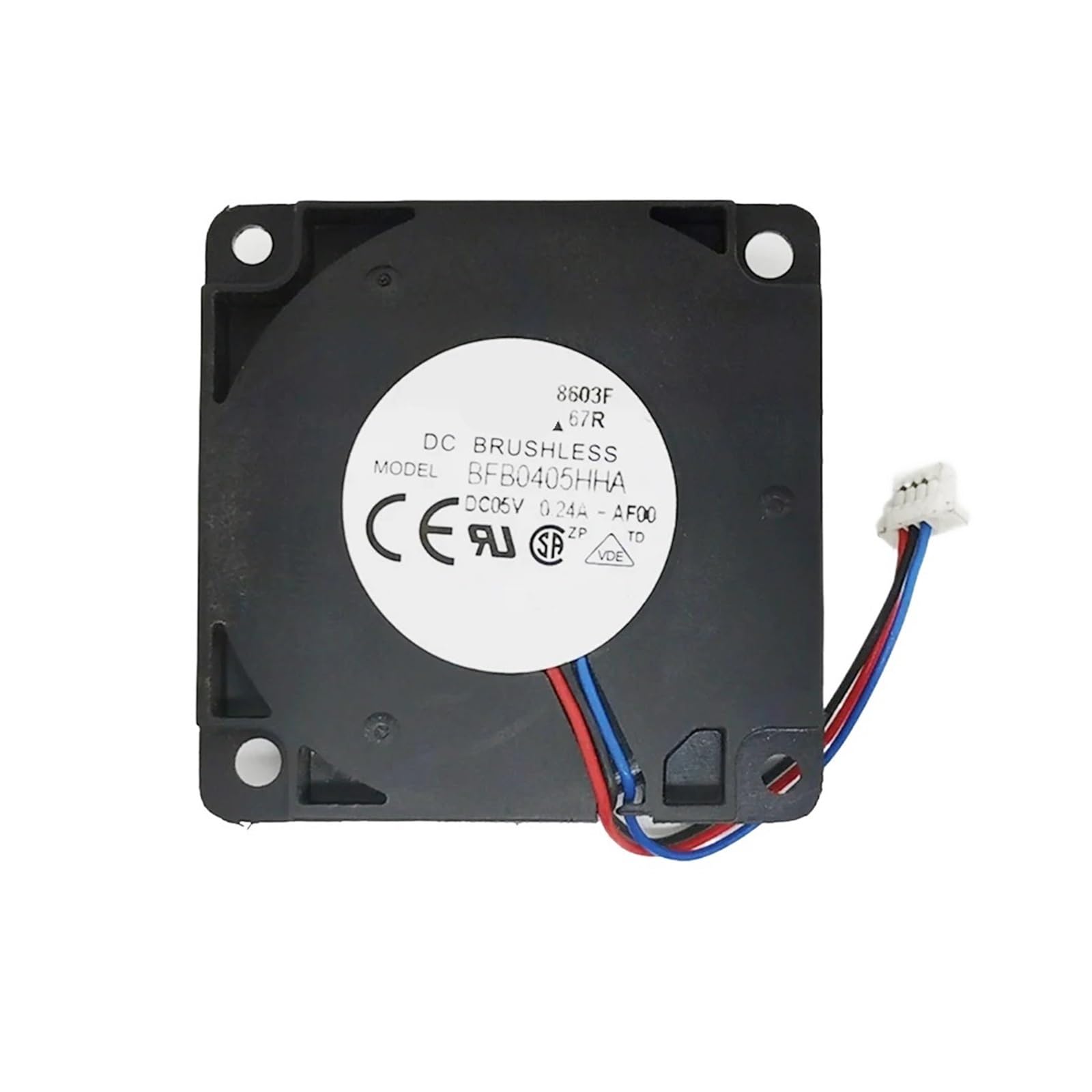UITGVDQAT Bfb0405hha 4010 5V 0.24a 4cm two wire double ball fan