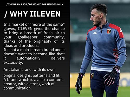 Iileven Soccer Goalkeeper Gloves With Extra Grip Palms - Maximum Protection For Goalies, Adult Soccer Gloves, Ultimate Performance And Durability (Kruger) #TOP2