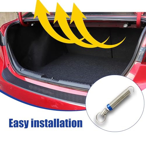 Image of 2 PCS Car Trunk Lid Modification Spring, 5.9In-9.44In Automatic Lifting Spring Device, Adjustable Metal Vehicle Lifting Spring Accessories, Universal for Most Cars (Silver), JIGTH2602SI-2PC